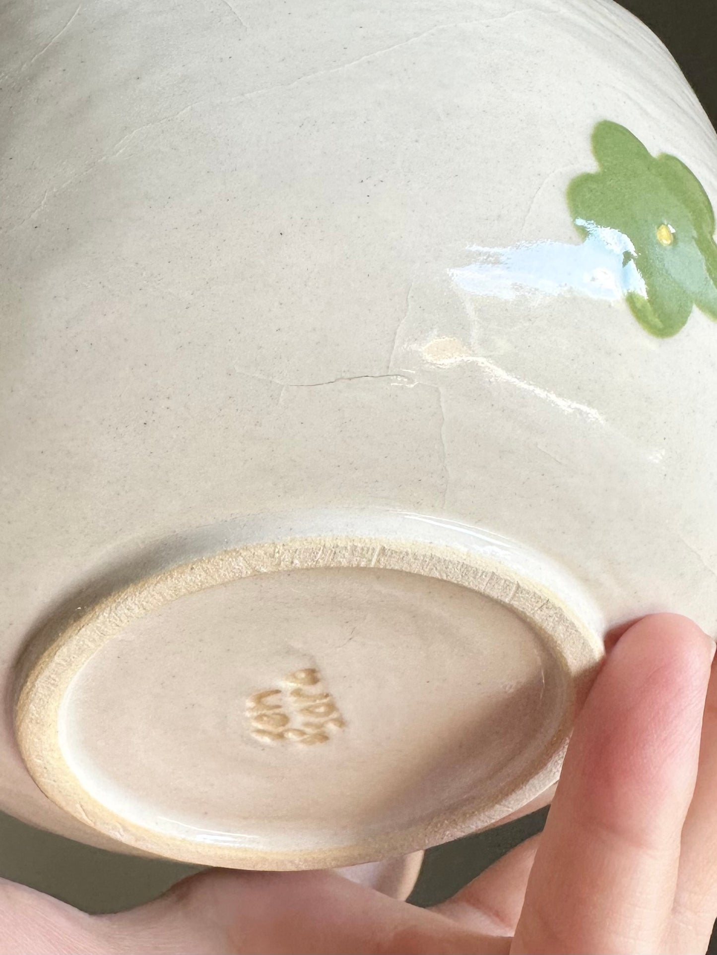 Colorful Flowers Matcha Bowl