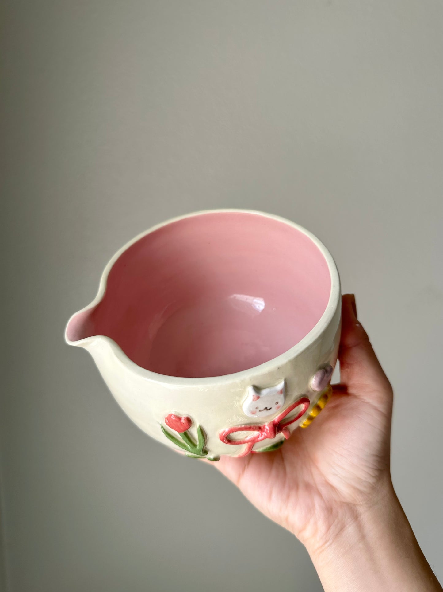 Ribbon Charms Matcha Bowl