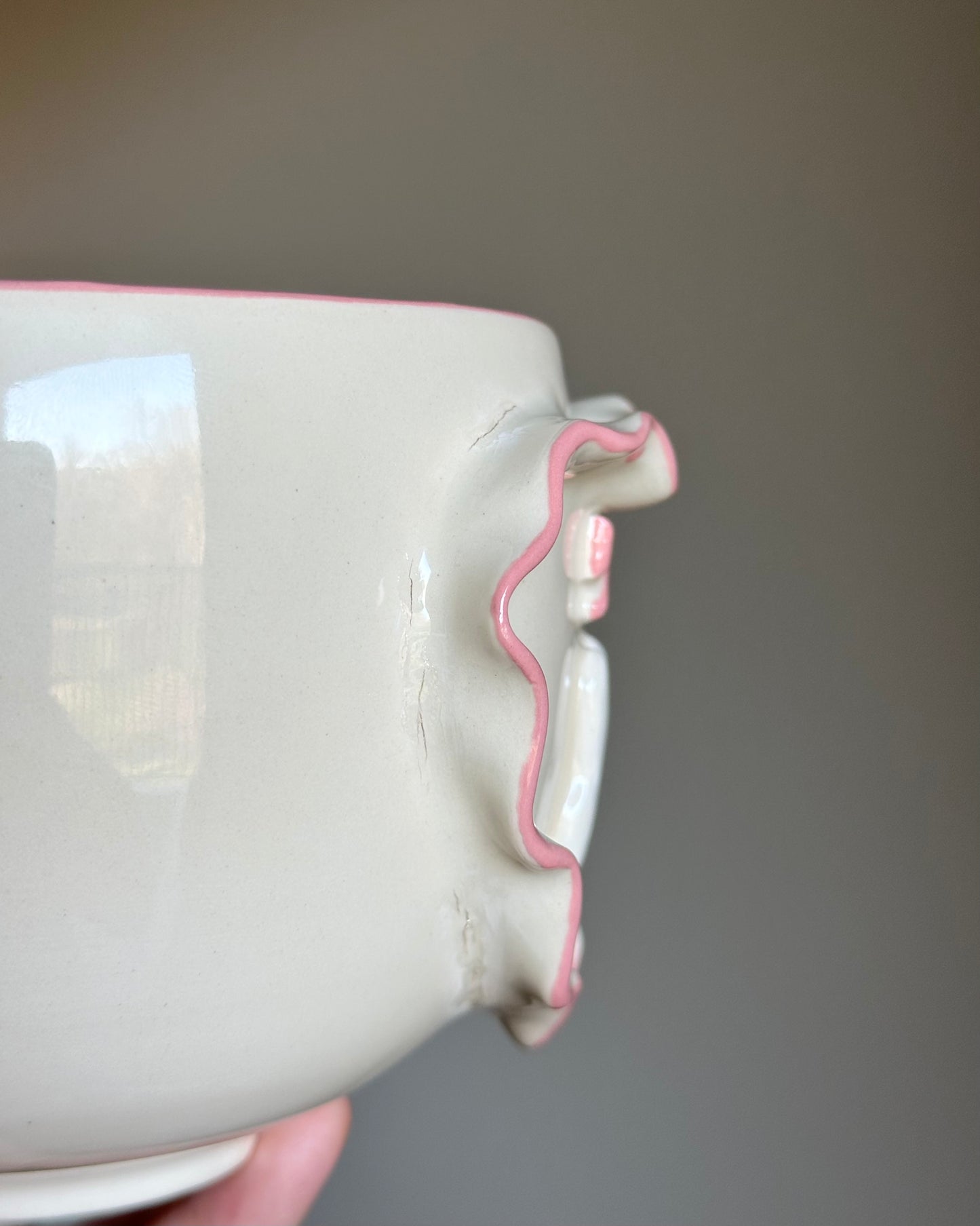 Heart-Miffy Pink Matcha Bowl