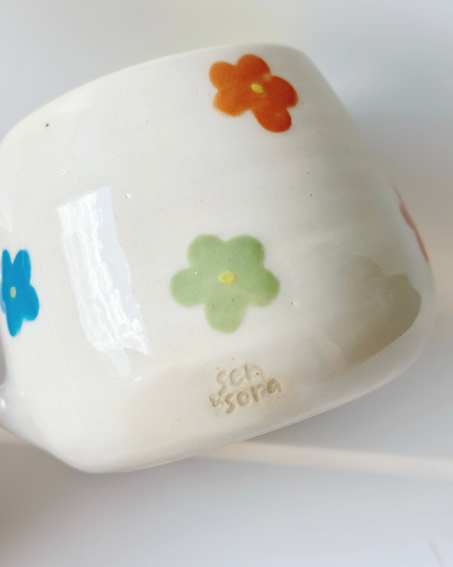 Colorful Flowers Mug