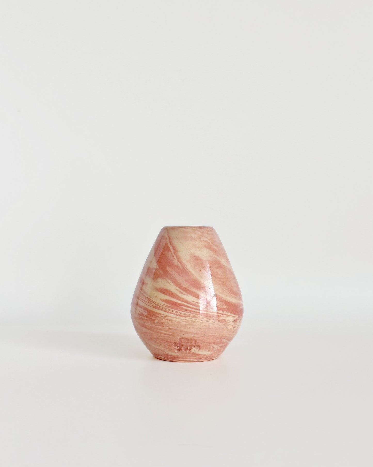 Pink Swirl Matcha Bowl