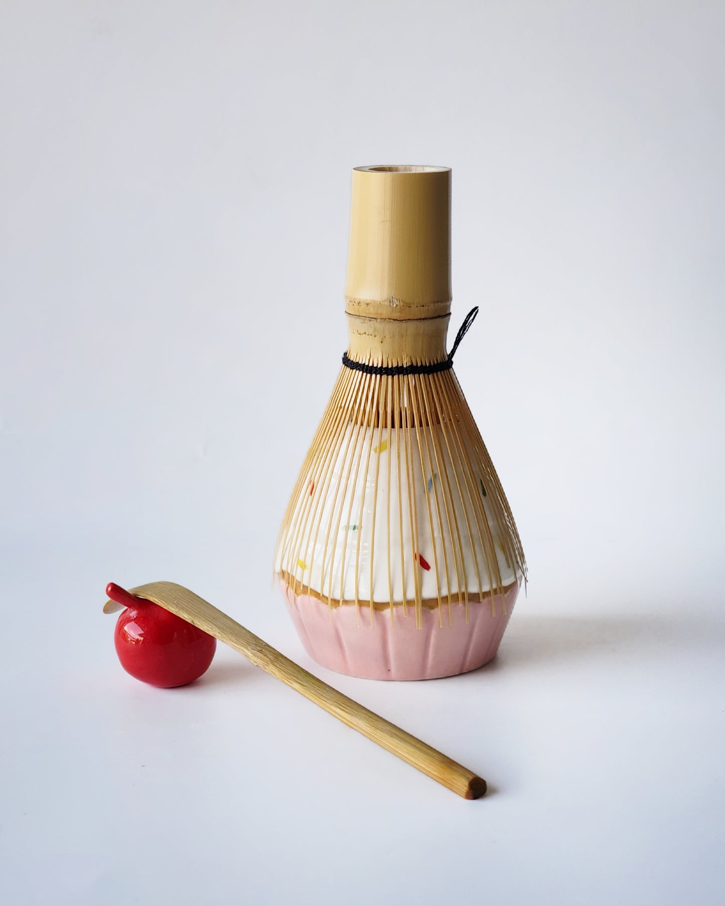 Cherry Cupcake Whisk Stand and Spoon Rest