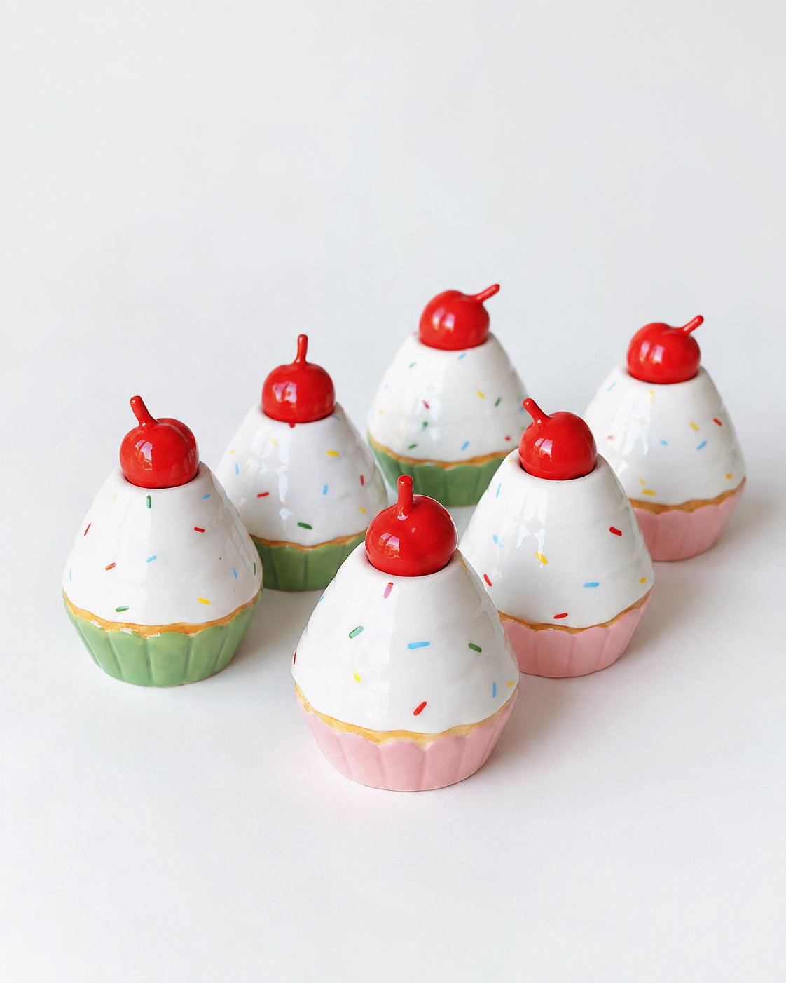 Cherry Cupcake Whisk Stand and Spoon Rest