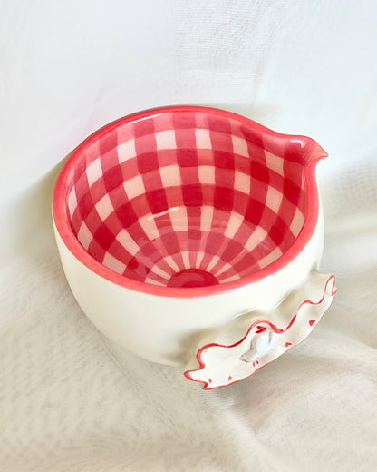 Heart-Miffy Red Matcha Bowl