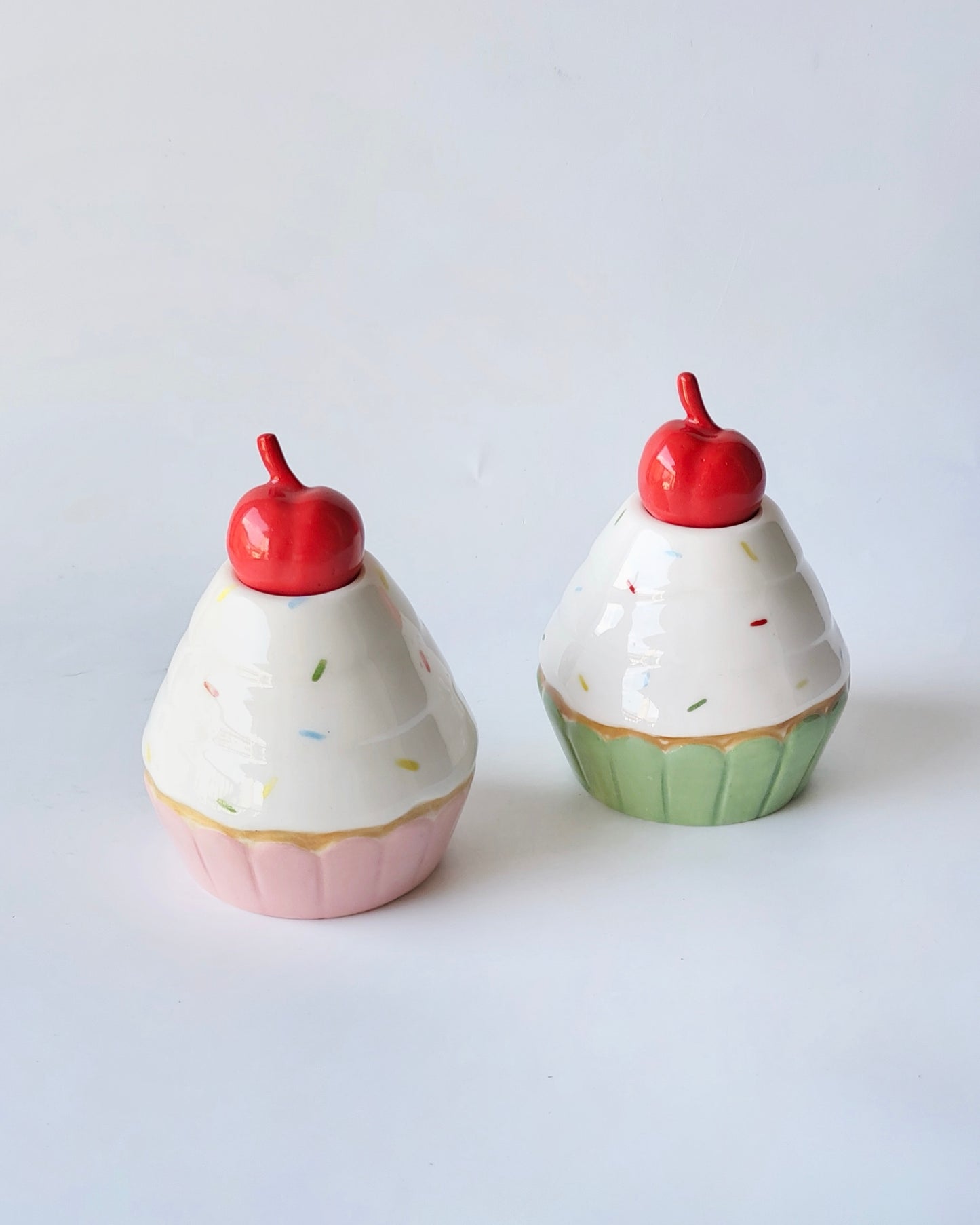 Cherry Cupcake Whisk Stand and Spoon Rest