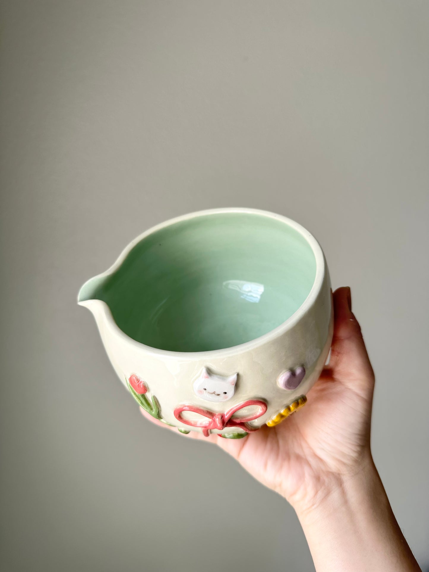 Ribbon Charms Matcha Bowl