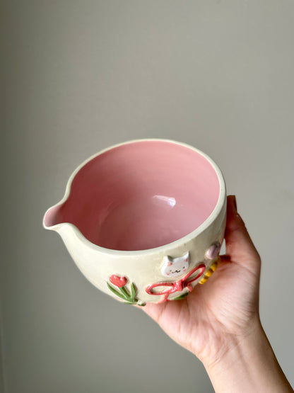 Ribbon Charms Matcha Bowl