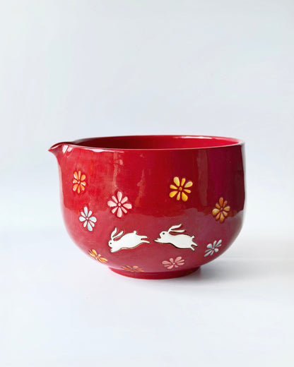 Moon Rabbit Matcha Bowl 🐇