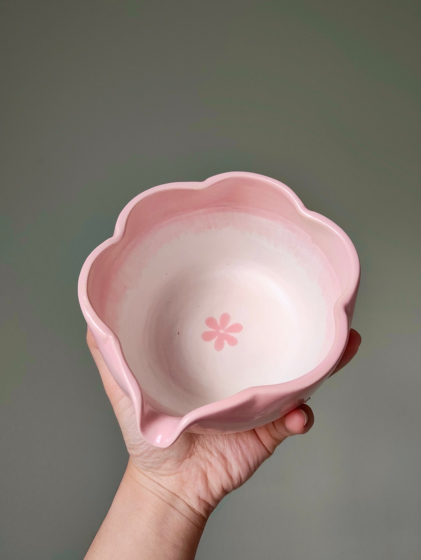 Blooming Pink Matcha Bowl
