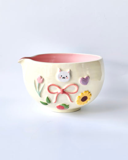 Ribbon Charms Matcha Bowl