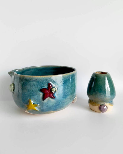 Ocean Breeze Matcha Bowl Set