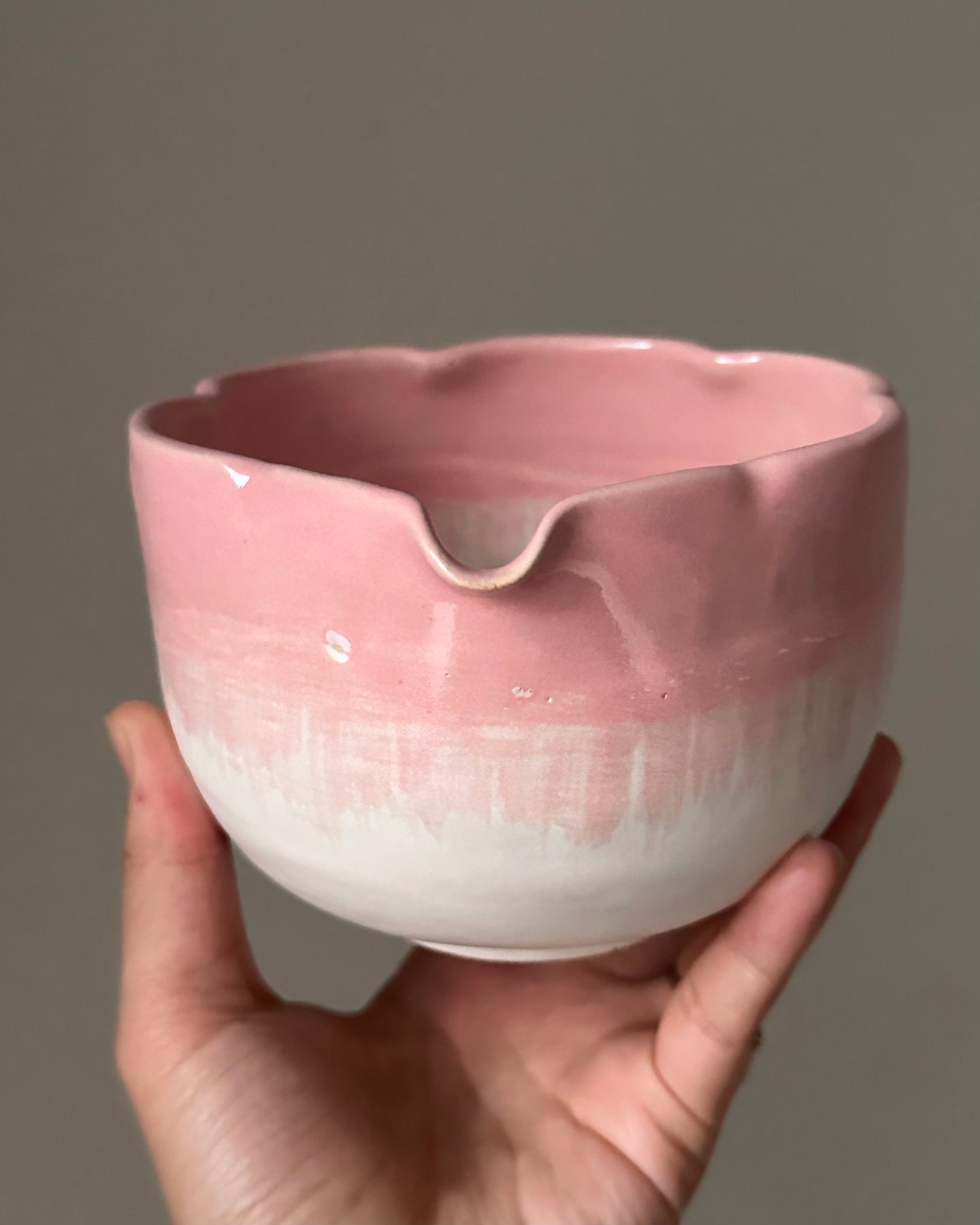 Blooming Pink Matcha Bowl