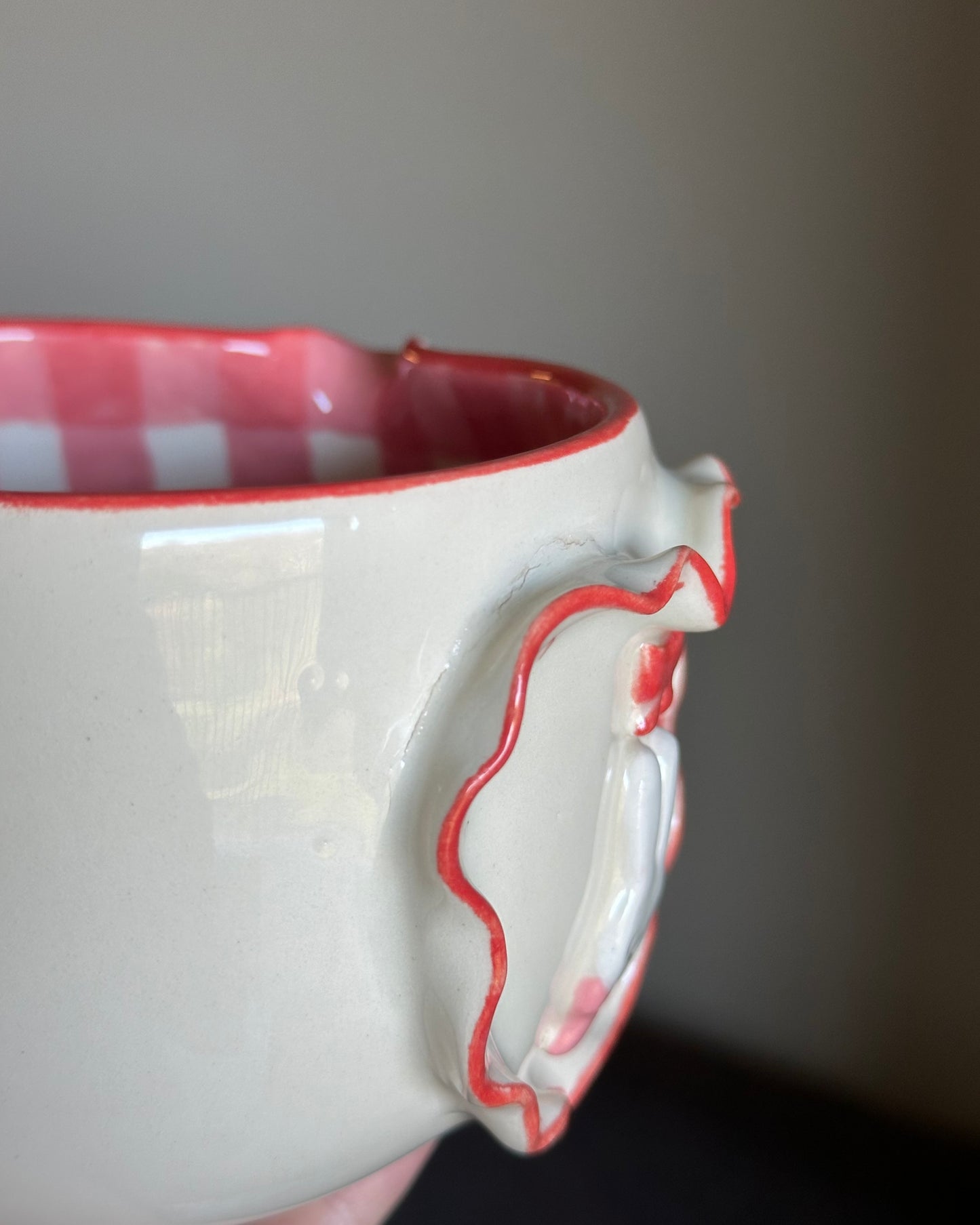 Heart-Miffy Red Matcha Bowl