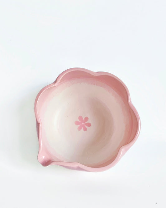 Blooming Pink Matcha Bowl