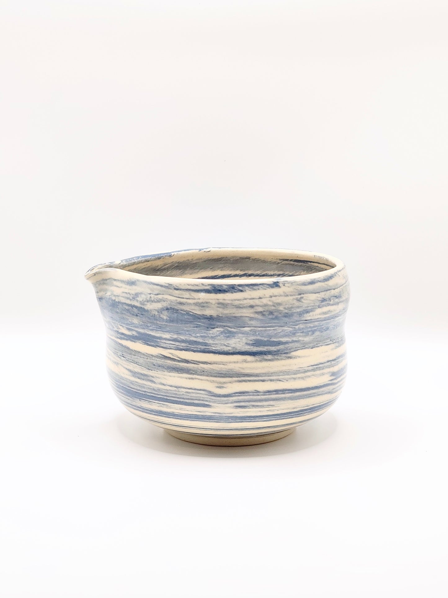 Blue Swirl Matcha Bowl